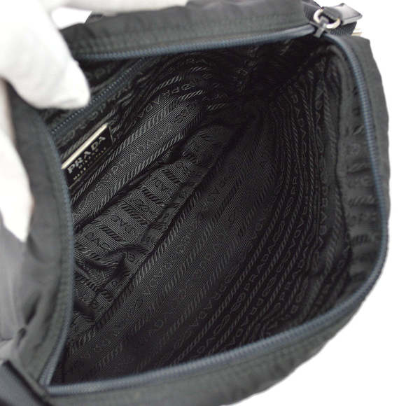 PRADA Black Nylon Crossbody Shoulder Bag 120068 - Picture 8 of 10